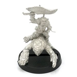 Figura montada en asalto de Stonehaven Gremlin Raider para juegos de guerra de mesa de escala de 28 mm Made in USA