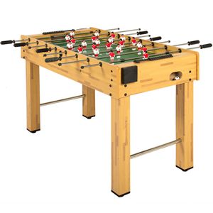 Best Choice Products futbolín de mesa 48 pulgadas, tamaño competición, sala de juegos de fútbol, deportes, fútbol