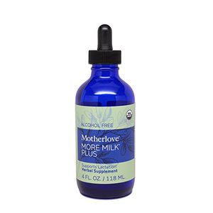 Motherlove más leche más suplemento de lactancia materna a base de hierbas alcohólica orgánica para la lactancia 4 oz de tintura líquida