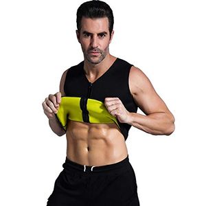 Valentina chaleco termoformador para hombre parte superior del tanque de adelgazamiento quemador de grasa corporal control de barriga mejor entrenamie