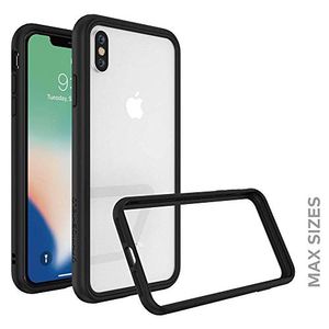 Parachoques rhinoshield para iphone xs max crashguard nx | cubierta protectora de diseño delgado y absorbente de impactos 35m 11ft protección contra c