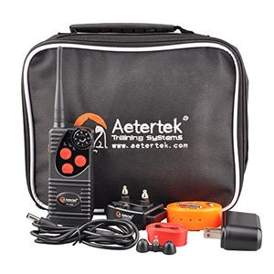 Collar de choque para entrenar perros inalámbrico con señal de hasta 600 m de distancia a prueba de agua recargable 7 niveles ajustables de choque más