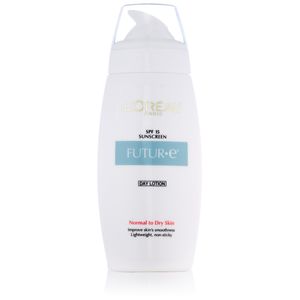 L'Oréal París Futur-e de cuidado de la piel facial crema hidratante con SPF 15 y vitamina E para el Normal a seca piel, 4 fl. oz.