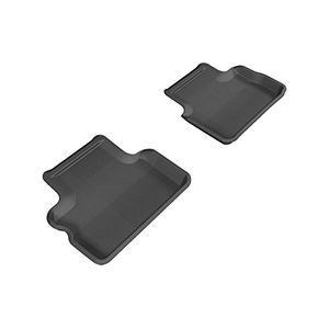 3D MAXpider segunda fila Custom Fit AllWeather alfombra de piso para ciertos modelos MINI Clubman Kagu Rubber Black