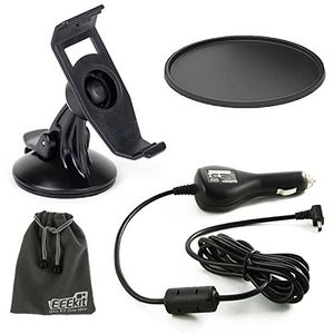 Rotaty parabrisas del coche Soporte de montaje StabilzerCar Cargador de vehículo Cable de alimentación Ventosa Pad para Garmin Nuvi 200 200W 205 205W