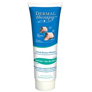 Terapia dérmica tratamiento de 3 onzas de talón agrietado loción no grasosa para el cuidado de los pies para reparar los pies secos la crema de urea f