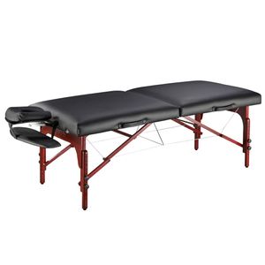 Masaje de maestro 31" Montclair paquete de tabla profesional de masaje portátil con espuma de memoria capa - negro