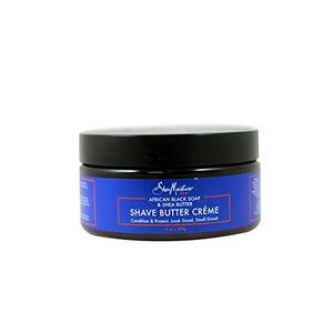 Humedad manteca de karité y de karité africana negro afeitado jabón mantequilla afeitado crema 6 oz paquete de 3