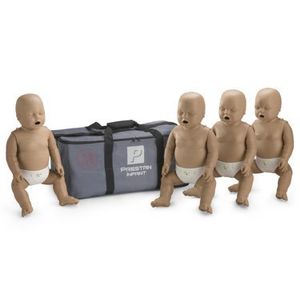 4-pack de maniquíes de RCP infantil con monitores de ritmo compresión por Prestan, tono de piel oscura PP-IM-400M-DS