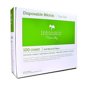 Bikinis blancos desechables de Intrinsics para bronceado sin sol desechable Tan / depilación con cera / tamaño universal del bikini del tratamiento de