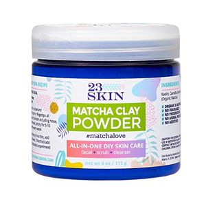 Máscara facial de té verde caolín arcilla y matcha  mejor máscara orgánica de cuidado natural de la piel en polvo  diy antioxidante ayuda a absorber e