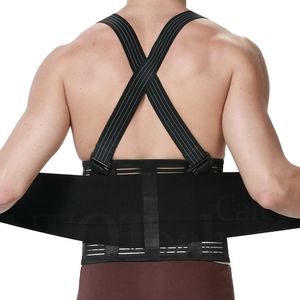 Faja de espalda con tirantes para hombre. Faja de apoyo para dolores lumbares, con correas de hombro extraíbles y ajustables, marca NEOtech Care. Colo