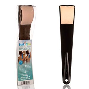 Espalda felicidad aplicador de loción  aplicar bronceado crema bronceado falso pomada aceite medicina | alcance de flexi asa y bloc de recambio | auto