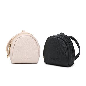 Estuche de piel premium chupete y pezón protector | Nylon resistente al agua en el interior para 2 chupetes o protectores de senos Avent MAM Nuk Medel