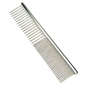 Safari de 7 – 1/4 " metal perro Grooming peine * Tamaño Mediano/grueso Escudo Pet