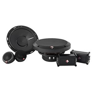 Rockford Fosgate Punch P165-SE 240W 6.5 "Punch Series Euro Fit Sistema de componentes compatible de 2 vías con red Crossover externa