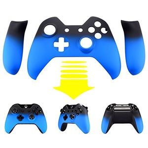 Placa frontal de carcasa frontal de tacto suave extremada con rieles laterales de la izquierda del panel derecho para xbox one estándar y controlador
