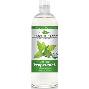 Planta terapia hidrosol flor agua agua hidrolatos destilados florales biproducto de aceites esenciales de menta 16 onza transparente