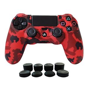 Protector de la cubierta del controlador de gel de silicona hikfly para sony ps4 ps4 controlador de juegos slimps4 pro videojuegos 1 x cubierta del co