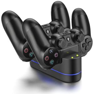 Kit De Cargador Playstation 4, Cargador De Carga Dual Ps4...