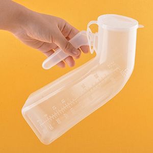 Orinal de plástico para hombre. Botella orinal para hombre camping y para viajar en coche. 1000ML