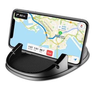 Car Mount Holder, Freal Smartphone Stand Holder Non-Slip Silicone Pad Dash Mat,Dashboard GPS Cradles Bracket for iPhone 5/6/7/8 Plus,Samsung,Google Ne