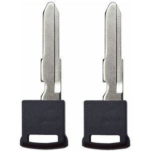 qualitykeylessplus Dos Prox Smart Remote Insert Blade Reemplazos para Suzuki sin cortar clave con última intervensión Keytag