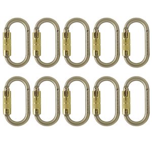 Fusion Climb ovatti Acero triple-lock ovalado Carabiner 10-pack