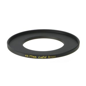 lužid X2 adaptador de 49 a 77 mm. Step Up anillo Filtro de latón 49 77 luzid