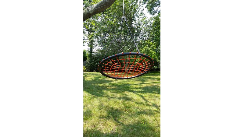 Columpio Oscilante Para Arbol Con Forma De Tela De Arana Gigante De Swinging Monkey Products Diametro De 40 Pulgadas Espacio Para Que Varios Ninos J Apolo