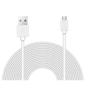 omnihil repuesto Paquete de 4 (32ft) 2.0 Micro USB de alta velocidad Cable de carga (solo para carga), color blanco