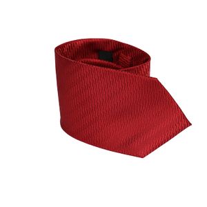 Del Sarto Premium seda corbata burdeos rojo Bricked