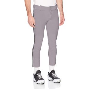 Alleson - Pantalones de béisbol con parte inferior abierta, Gris, XS