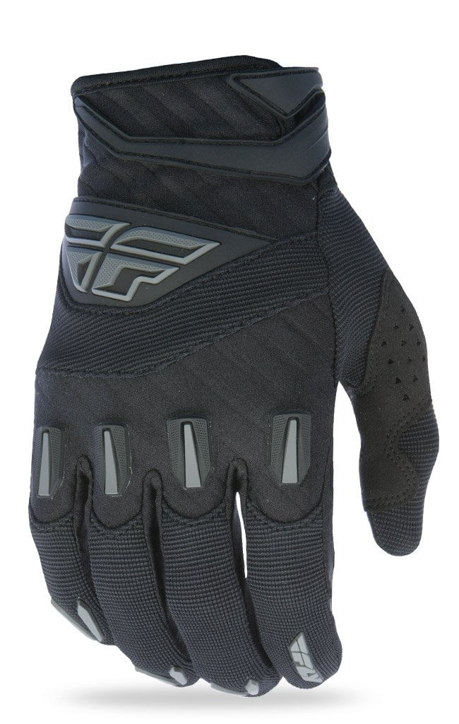 Fly Racing unisex-adult F-16 guantes (negro, tamaño 5/jóvenes tamaño ...