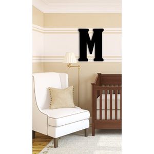 MUNCH Oversized Negro Madera Letras, M