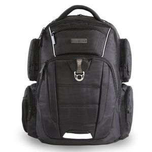 perry ellis 9-pocket profesional laptop-p350 negocios mochila