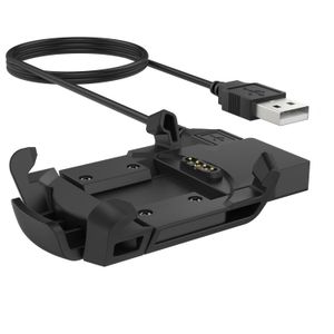 MoKo Garmin Fenix 3 HR Cargador, cable de carga USB de sincronización de datos de repuesto cuna Dock cargador Clip para Garmin Fenix 3 HR/Fenix 3/Quat