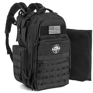 Diaper Bag Backpack by Sager Creek + Adventure Diaper Bag with Changing Pad + Daddy Diaper Bag for Men and Woman + Hiking Diaper Bag + Dad Diaper Bag