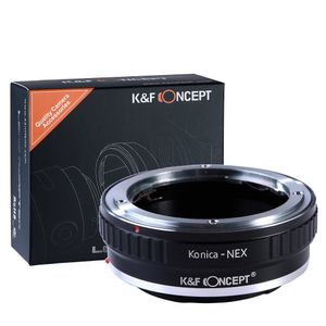 K & F Concept Adaptador de montura de lente para Konica AR Lente para Sony NEX E-Mount cuerpo de la cámara, compatible con Sony NEX-3 NEX-3 C NEX-5 NE