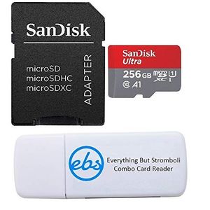 SanDisk - Tarjeta de memoria Micro SDXC de 256 GB para Samsung Galaxy J4 Core, M10, M20 Clase 10 UHS-1 (SDSQUAR-256G-GN6MA) Plus (1) Todo menos Stromb