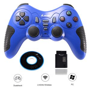 ivbuy 2.4 GHz driver de juego Wireless Gamepad Joystick Vibration Feedback para PC/PS1/PS2/PS3 Teclado de computadora Juegos