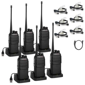 Radioddity GA-2S UHF 16 CH Radio de dos vías de largo alcance Walkie Talkies perfecto para caza, pesca, camping, equipo de seguridad con carga micro U
