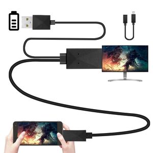 leagway Cable Conversor MHL Kit universal MHL Micro USB a HDMI 6.5 pies/2 M 1080P HDTV Adaptador para Samsung Galaxy S5 S4 S3 Note 3 (N5100 N9000 N900
