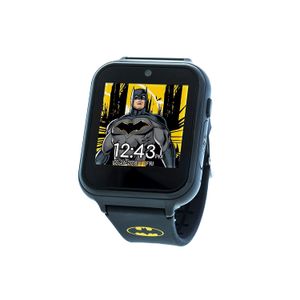 DC Comics - Reloj de pantalla táctil con correa de silicona, color negro, 19,8 (modelo: BAT4740)