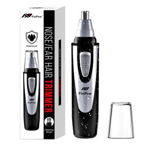 Cortapelos de oreja y nariz – 2019 profesional sin dolor cejas y recortador de pelo facial para hombres y mujeres, funciona con pilas, IPX7 impermeabl