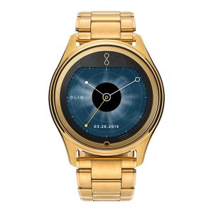 Olio "One h1b-sku-09 Acero Inoxidable y 24 K Gold SmartWatch