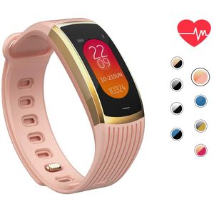 AOE Fitness Tracker con ritmo cardíaco, presión arterial, pasos, calorías, monitor de sueño, rastreador de actividad, pulsera inteligente de salud imp