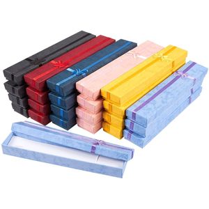 Juego de 24 cajas de regalo – Joyero para aniversarios, bodas, cumpleaños, colores surtidos – 7.5 x 0.8 x 1.6 in