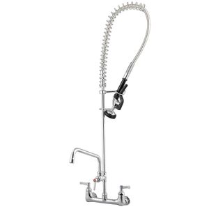 yescom doble asa latón Backsplash Pre-Rinse llave Comercial