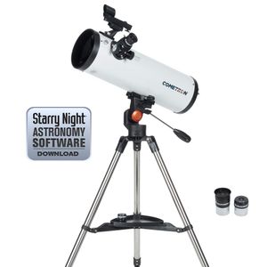 Celestron 21079 Cometron 114AZ - Telescopio, color blanco